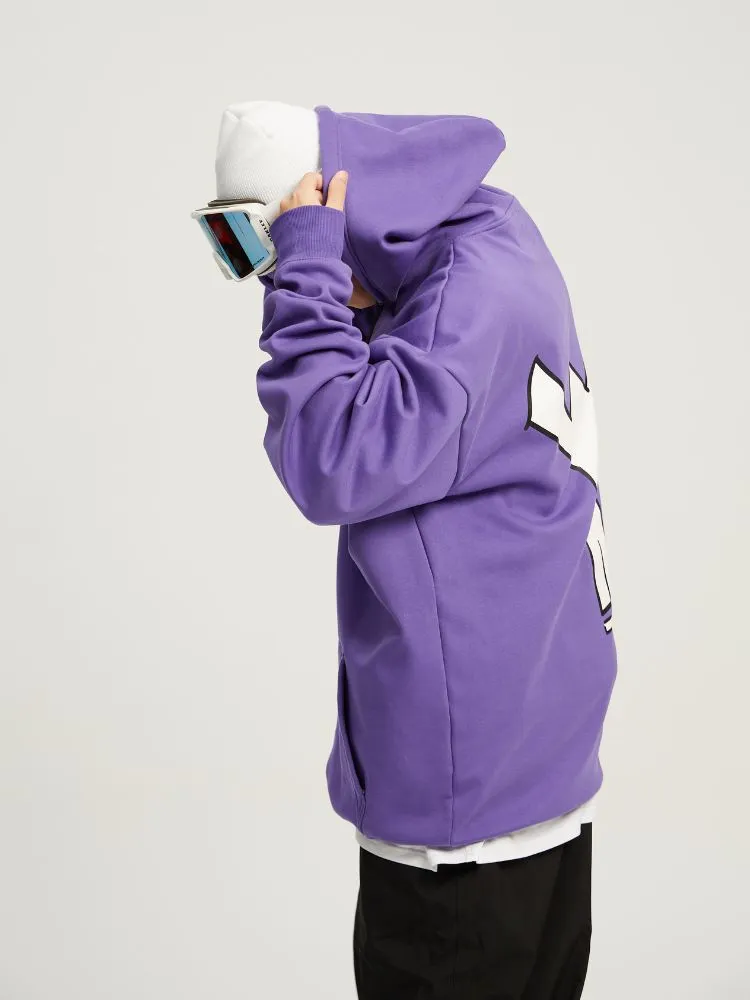Winter Ticket Freestyle Purple Fleece Hoodie - Unisex
