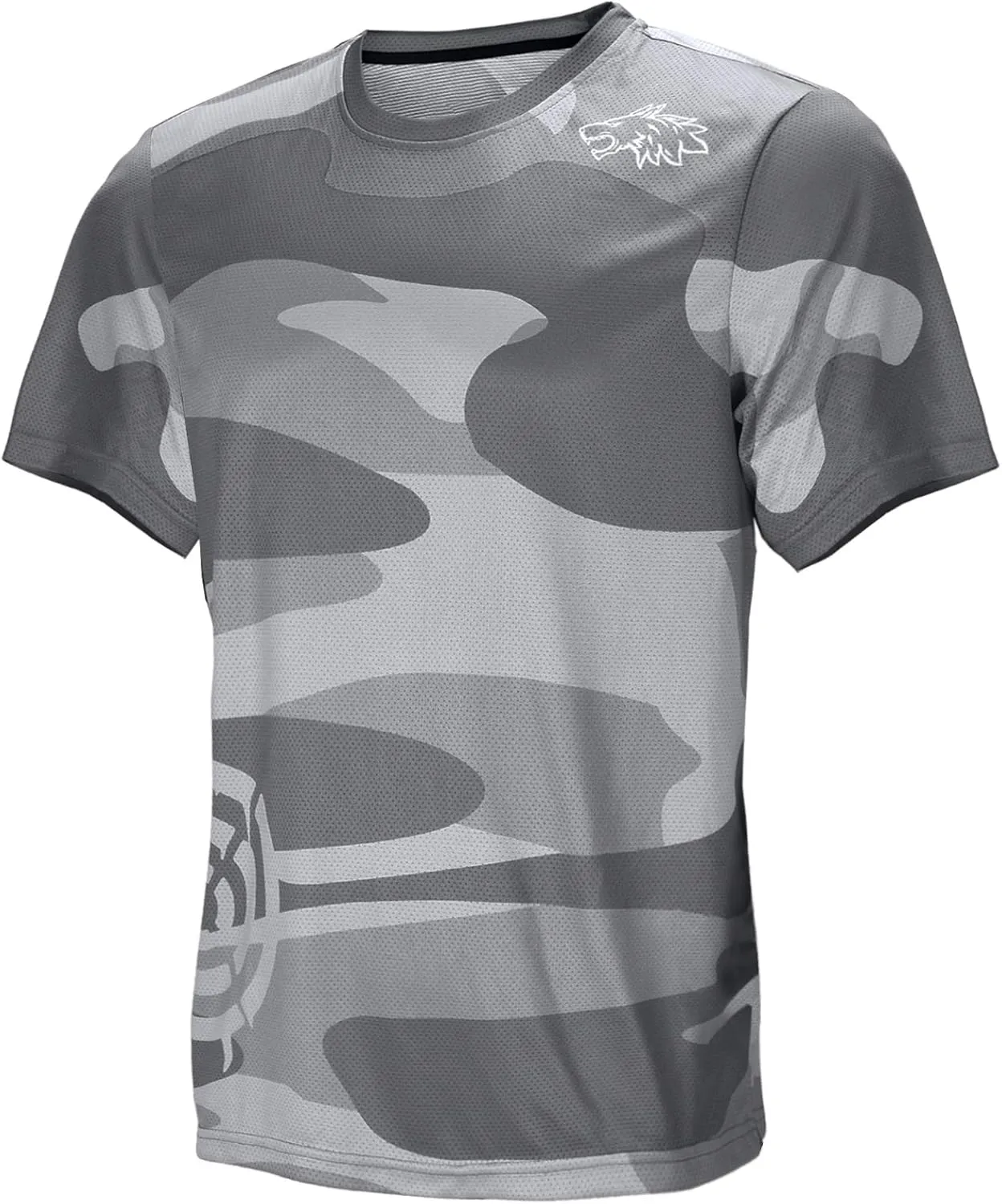 Wisdom Leaves Mens Mountain Bike Jersey Short Sleeve MTB Shirts Moisture-Wicking and Quick-Dry