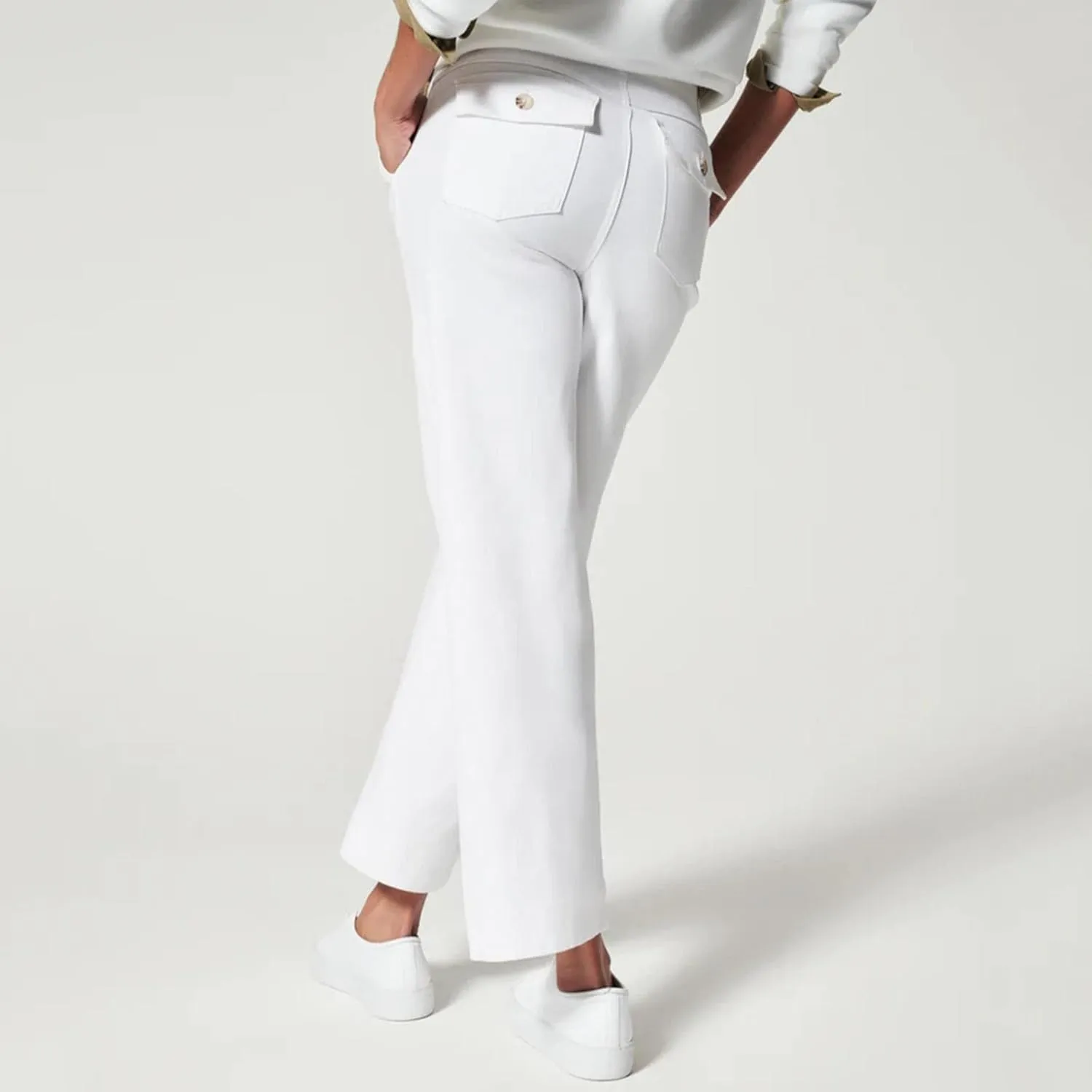 Women High Waist Casual Wide Leg Long Palazzo Pants Trousers Comfy Work Dress Pants Lounge Yoga Capris Pants