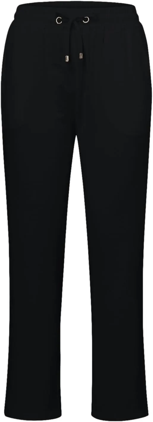 Women Linen Pants Casual Slim High Elastic Waist Color Sports and Linen Pants Summer Outfits for Women
