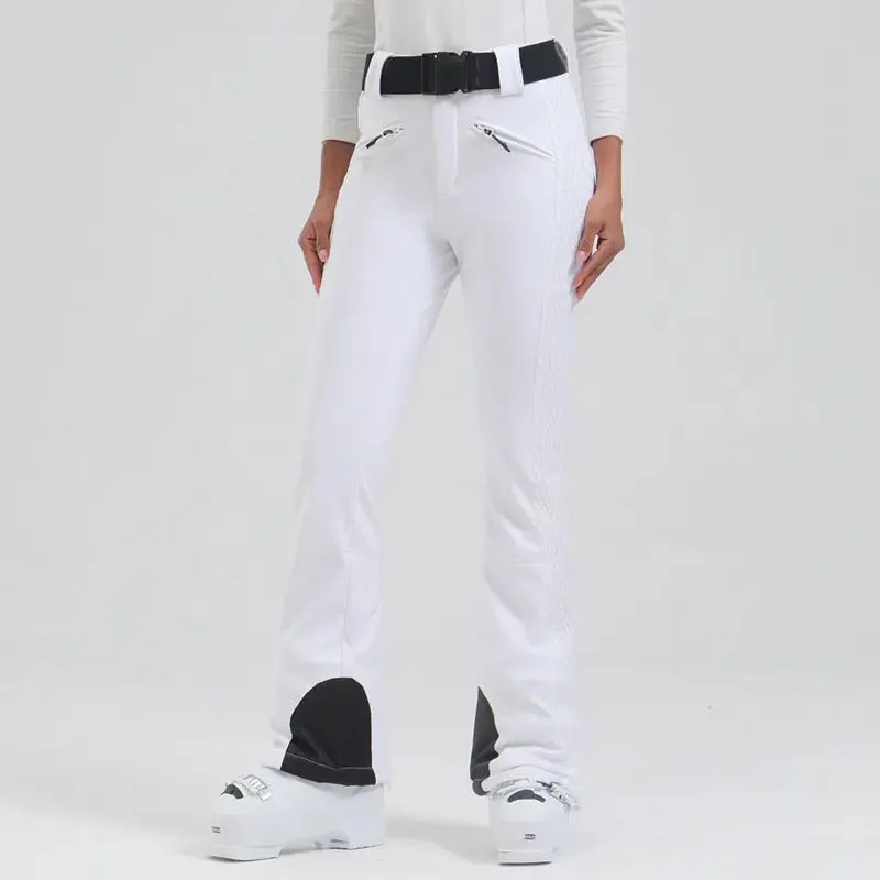 Women's Tight Snowboarding Pants Slim Fit Trousers