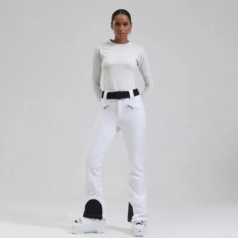 Women's Tight Snowboarding Pants Slim Fit Trousers