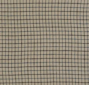 Wool | 55"  Cream/Blue/Black