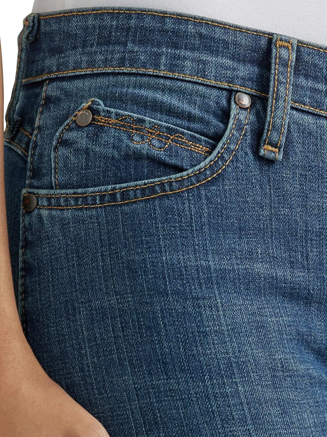 Wrangler Women's Q-Baby Mid Rise Boot Cut Ultimate Riding Jean-Discontinued